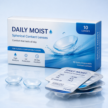 Daily Moist Spherical Contact Lenses – 10 Lens Pack