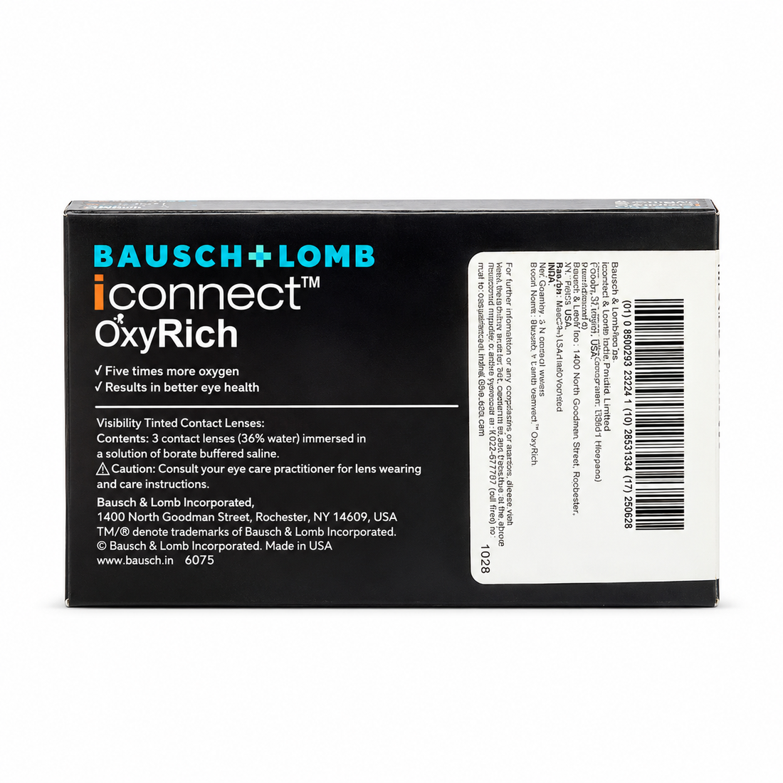 Bausch + Lomb iConnect OxyRich Monthly Contact Lenses (OxyRich)
