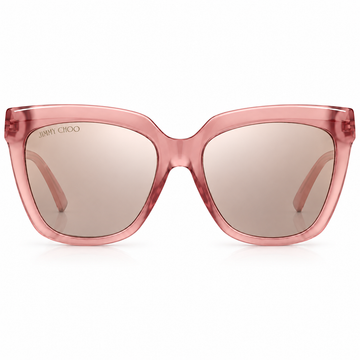 Jimmy Choo Pink Aviator Sunglasses with Full UV Protection and Elegant Designer Appeal (JC Julieka)