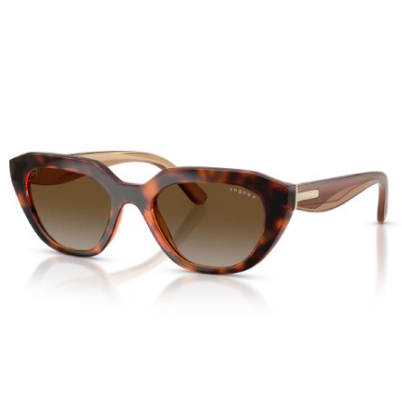 Vogue Eyewear Gradient Brown Women's Sunglasses
