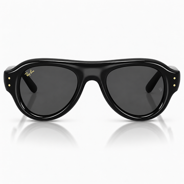 Ray-Ban Unisex Black Full Rim Folding Sunglasses with Ultra Black Lenses (RB4925)