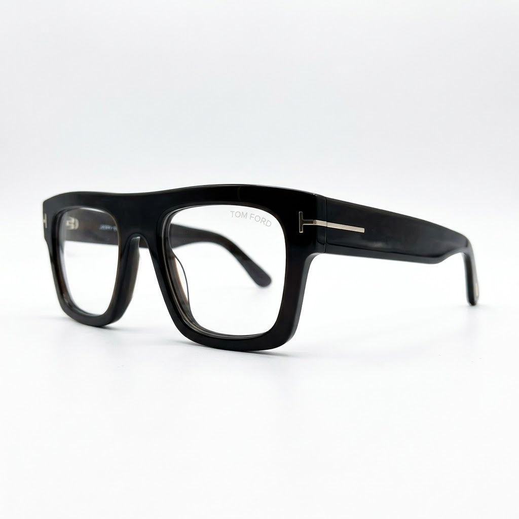 Tom Ford Flat Top Square Eyeglasses | Luxury Designer Spectacles (TF5634-B)