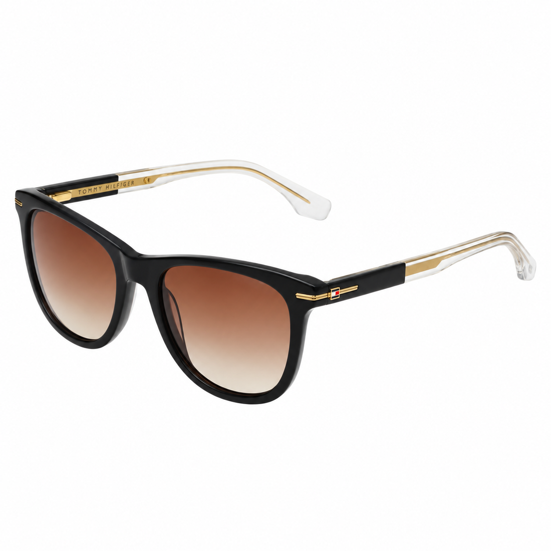 Tommy Hilfiger Unisex Havana Black And Brown Acetate Full Rim Sunglasses (TH2645)
