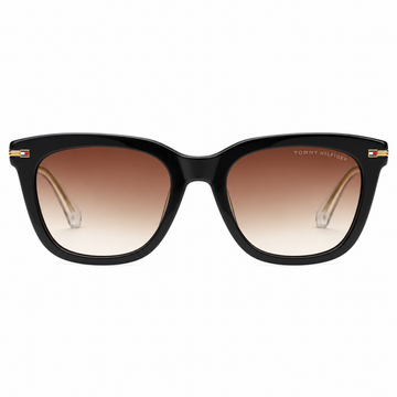 Tommy Hilfiger Unisex Havana Black And Brown Acetate Full Rim Sunglasses (TH2645)